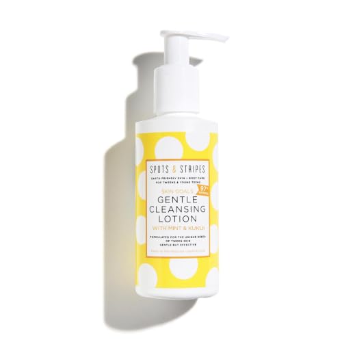 Spots & Stripes - Skin Goals Gentle Cleansing Lotion for Girls the Perfect Starter Face Wash for Teen and Young Skin Super-Gentle Combats Blemishes (150ml)