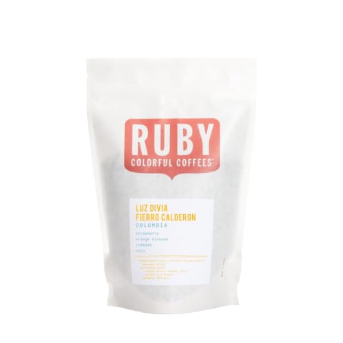 Colombia Luz Divia Fierro Calderon - Roasted by Ruby Coffee Roasters - Freshly Ground Coffee - 8 Ounce Bag