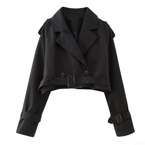 Veste trench courte femme idéale pour vos trajets urbains d'automne