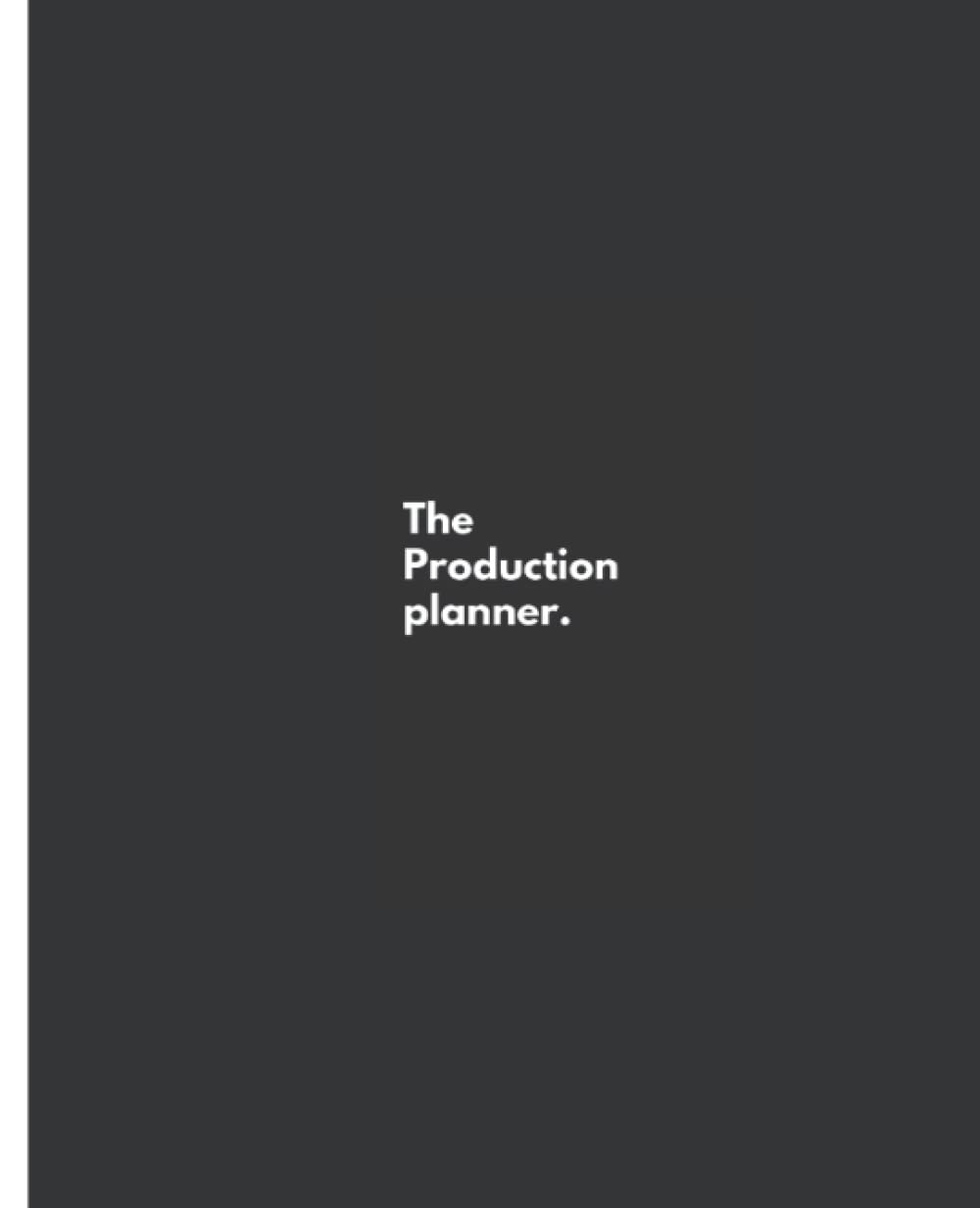 The Production Planner: A simple planner for film productions