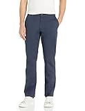 Goodthreads Men's Straight-Fit Washed Comfort Stretch Chino Pant, Navy, 36W x 32L