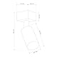 EDO 1-Phasen-Strahler MALGA T System SEVA Dreh- und Schwenkbarer Schienen-Strahler LED Spot Deckenstrahler Deckenleuchte Schienensystem Innenbeleuchtung 1P-Lampe GU10 Schwarz