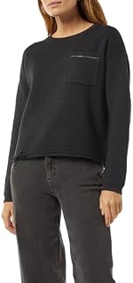 Comma Pullover mit Tunnelzug