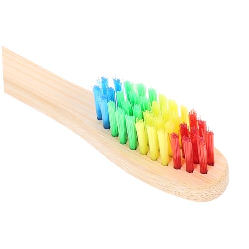 Beaupretty 6 Stück Bamboo Zahnbürsten Tragbare Weiche Borsten für Außenbereich Ergonomisches Design für Reisen und Täglichen Gebrauch – Bild 8