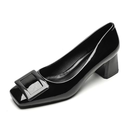 Escarpins noirs à talon carré 5cm JOEupin pour femme taille 35