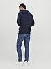 Jack & Jones Mens Corp Logo Hoody - Navy Blazer - Medium #4