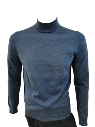 Lupetto Homme V33 Pamira couleur denim 56 doté d'une maille fine et extensible