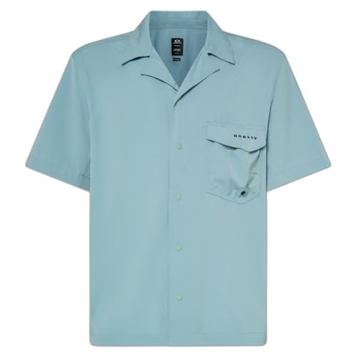 Chemise à col cubain Oakley anti-transpiration manches courtes homme
