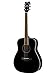 Yamaha FG820 Solid Top Acoustic Guitar, Black