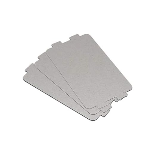 2 hojas de mica para horno microondas MM721NH1-PW MM721NG1-PW M1-L213B 211A accesorios, tamaño 4.17 pulgadas x 2.53 pulgadas
