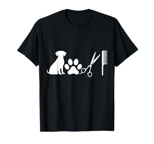 Fur Artist Dog Groomer Grooming Pet Stylist T-Shirt