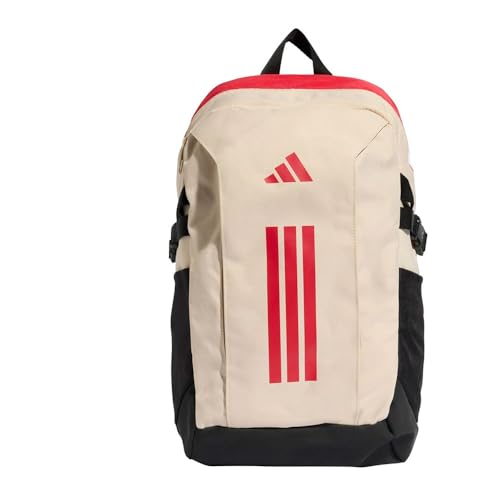 adidas Unisex POWER BACKPACK, Crystal Linen/pure ruby, One size