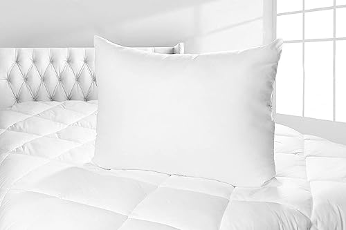 Set 2 Almohadas de Microfibra Tamaño Twin Algodón miniatura 5