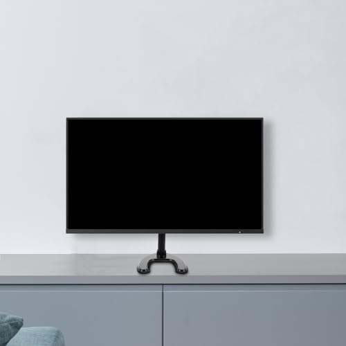 Support TV orientable pour éviter les reflets et pied robuste antichute