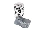 Lixit Reversable Water or Dry Food Feeders for Cats and Dogs (Large, Granite)