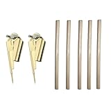 Gettimore Kompass Umrissplotter für Holzbearbeitung, Metall-Markierungswerkzeug mit Bleistift, Gold, 1 Packung