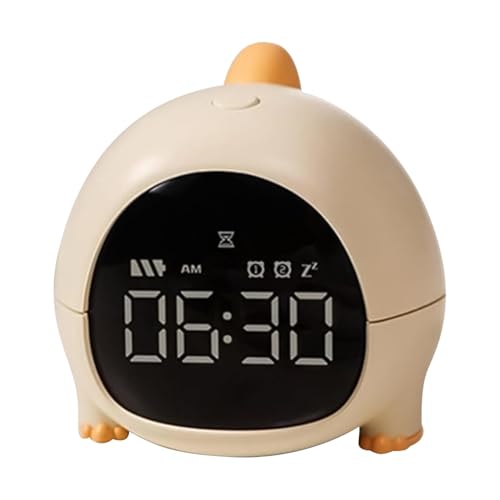 Reloj despertador de dinosaurio para niños pequeños, reloj despertador digital para niños con pantalla LED, reloj despertador digital creativo para dormitorio de niños