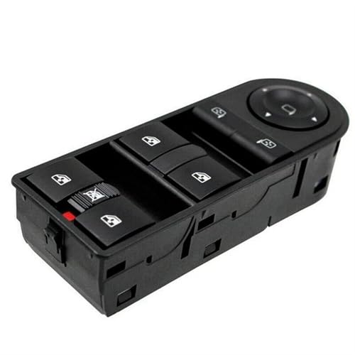 Bouton de commande de lève-vitre électrique Vauxhall - Interrupteur rechange auto 1 pièce
