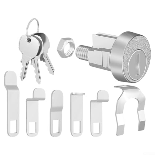 ARMYJY For L1172C Mailbox Lock System Includes Key Cylinder, Three Alike Keys, Five Shaped Tabs, and Nut (1 Set)