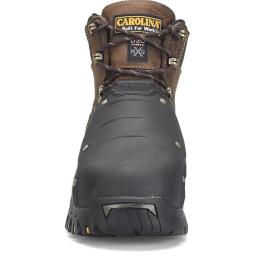 Carolina Miter Ext 6” Waterproof Comp Toe Work Boots, Walnut Leather, Safety Toe, EH, Oil Resistant, Metguard Protection3