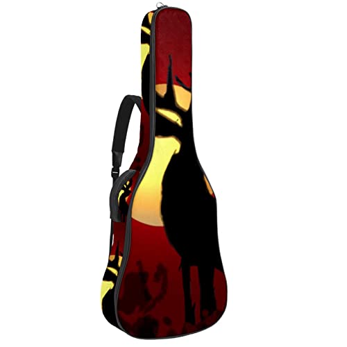 Housse imperméable pour guitare acoustique avec double bandoulière et poche Motif rétro, Multicolore 10., 42.9×16.9×4.7… - Les Beatles, Paul McCartney, John Lennon, RIngo Starr, George Harrison Housse imperméable pour guitare acoustique avec double bandoulière et poche Motif rétro, Multicolore 10., 42.9x16.9x4.7…