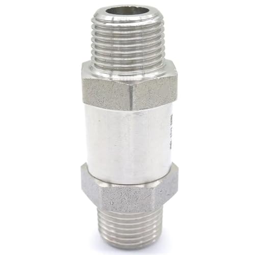 Válvula de retención acero inoxidable 304 con rosca de 1/2 resistente a la corrosión 2