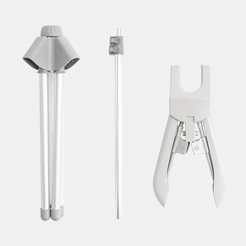VitalEpcck Présentoir Cintre Vêtement Pliable Trépied Vapeur Rack Tissus Fer Support Suspendu Vêtements Séchoir Noir – vue 5