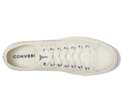 Image of Converse Unisex Chuck Taylor All Star Low Top Sneaker Egret /Foothill Green Men 8.5 Women 10.5 M