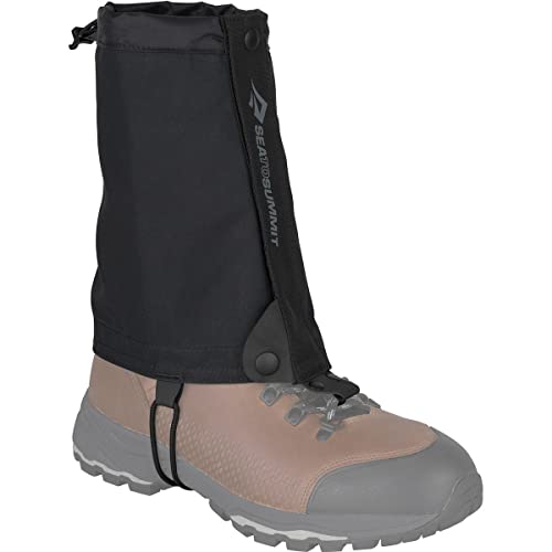 Sea to Summit Spinifex Canvas Ankle Gaiters, Black, One Size