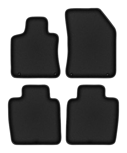 Tapis voiture DS 9 sur mesure velours noir anti-glisse protection habitacle berline