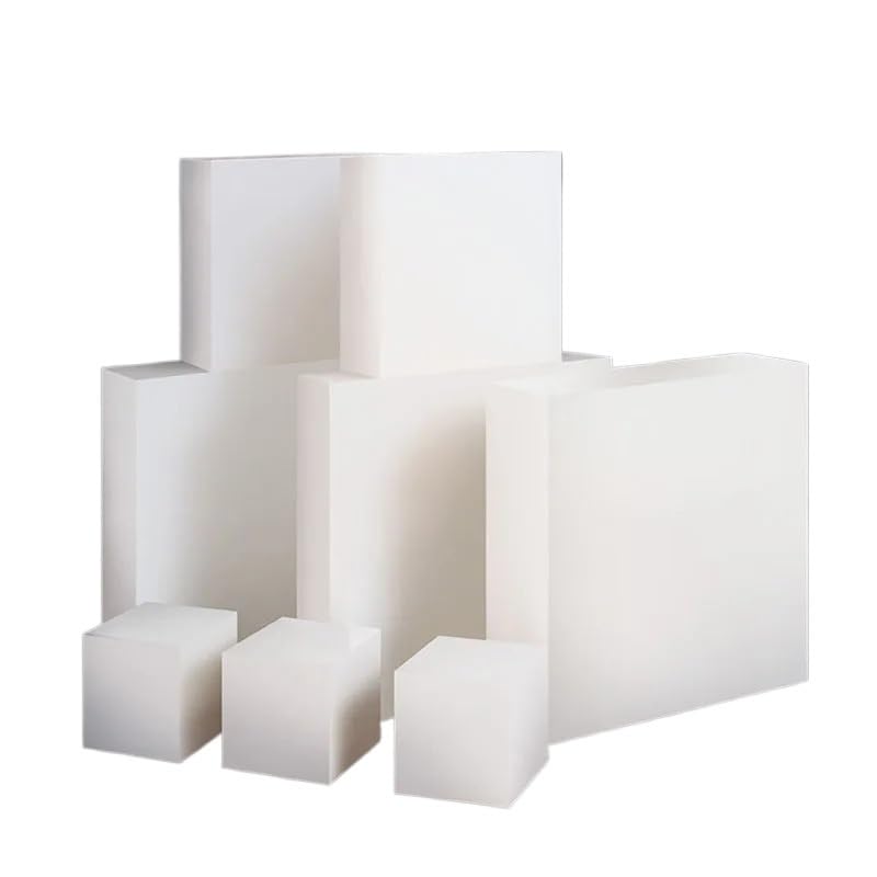 1Pc Elastic White Silicone Rubber Sheet Silica Gel Plate Board Damping Pad Wear Resistant Shockproof Block Gaskets Thick 1mm-50mm(300x300x1mm-1PC)