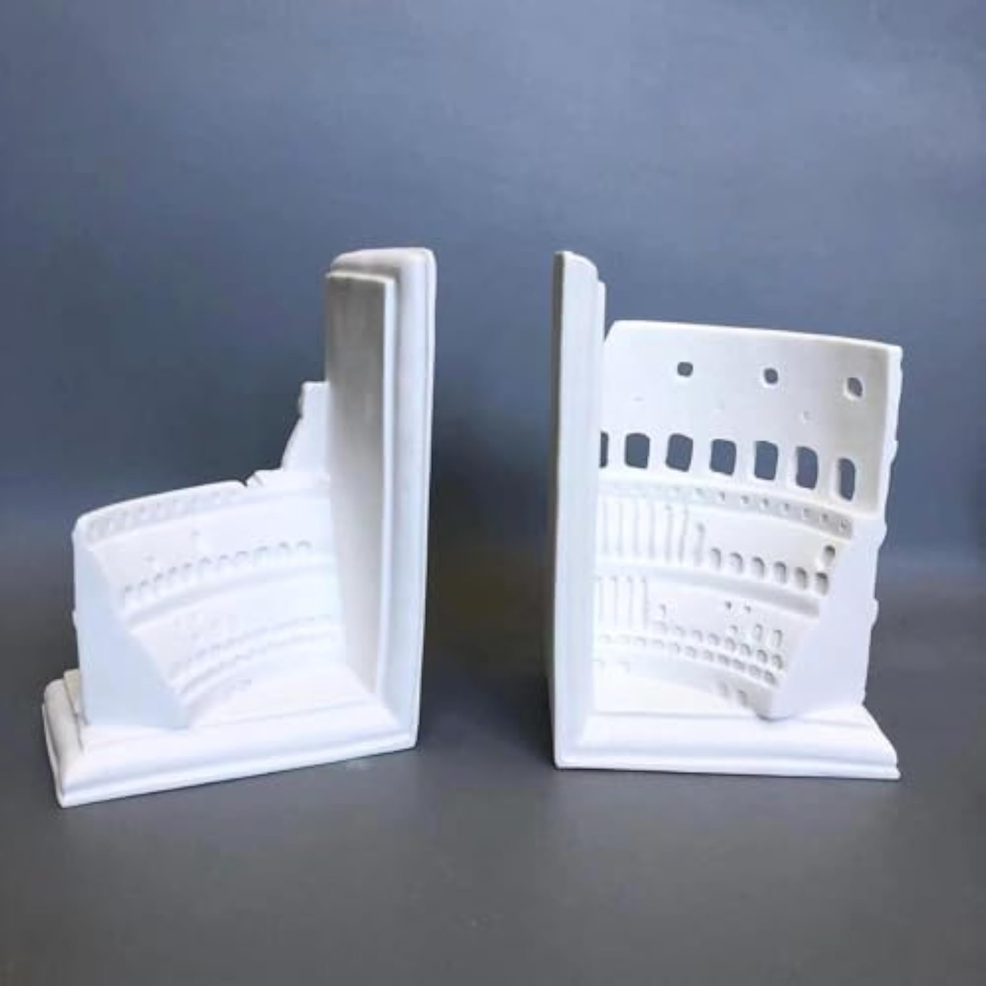 Decorative Castle Bookends, Modern Book Stoppers for Bedroom Office