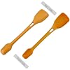 EIKS 2 Pack Plastic Measuring Spoon with Double Sided 1 Tsp (5ml) & 1 Tbsp (15ml) for Serving Coffee Tea Spice Ingredients Cooking Baking