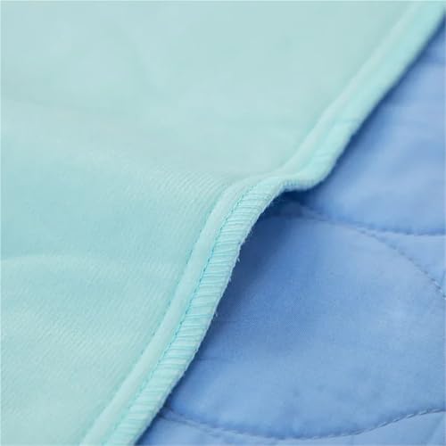 Coussin de lit lavable bleu avec couches absorbantes contre l'humidité