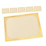 Polyvalent : idéal pour les récompenses scolaires et divers autres certificats, répondant à des exigences diverses, certificats vierges pour étudiants, papier vierge pour certificat