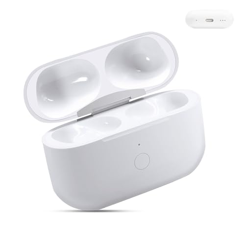 Quevati Kabelloses Ladecase Kompatibel mit Air-Pods Pro 1 und Pro 2, USB-C Wireless Charging Case Original Ersatz Replac...