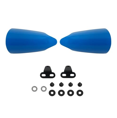 Protège-mains moto bleu pour Harley Road King FLHR et FLHP