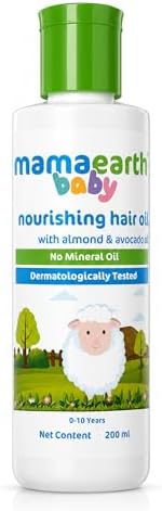 Mamaearth Nourishing Baby Hair Oil, with Almond & Avocado Oil - 200 ml