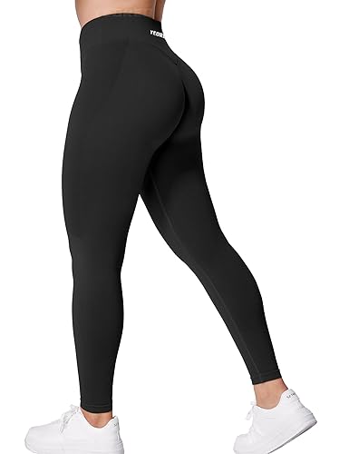 YEOREO V Waist Workout Leggings for Women Amplify Butt Lifting Scrunch Gym Leggings Seamless Yoga Pants