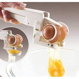 VGMAX Handheld Egg Breaker Cracker Divider Separator Dishwasher Safe Household Kitchen Gadget Tool