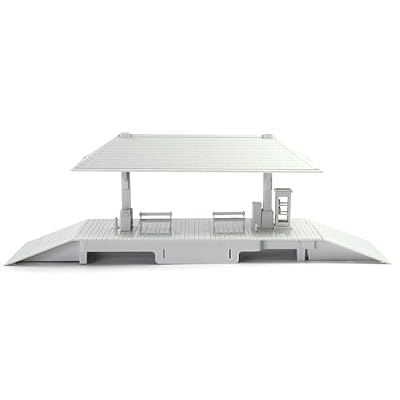 HO Scale 1:87 Model Trains Station Platform for Model Railway Scenery ZTHO01 (Unpainted)