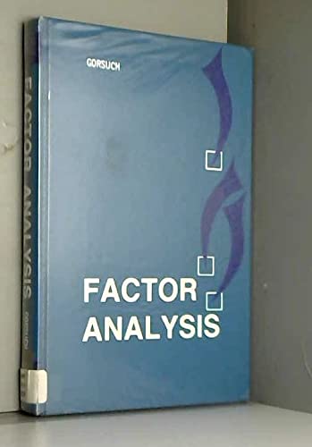 Factor analysis (Saunders books in psychology) 0721641709 Book Cover