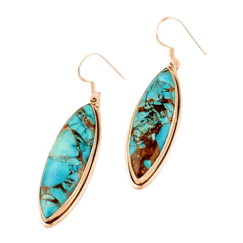 Boucles d'oreilles turquoise bleu pour sublimer votre tenue bohème chic