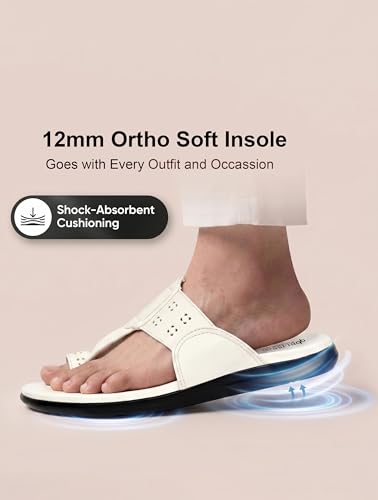 Image of Kolhapuri & Puneri Ethnic Chappal With Super Soft Cushioned Footbed|Ortho & Doctor Comfortable Lightweight Anti-Slip Sole Slipper|Traditional Stylish Ethnic Sandal for MenBB1069