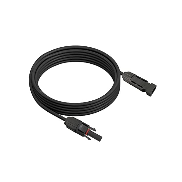 Solarkabel Verlängerungskabel mit MC4 beidseitig montiert Solarstecker Solarbuchse rot / schwarz Solar Kabel Stecker Verbinder – Bild 4