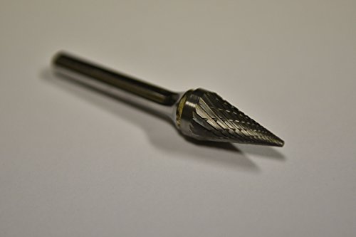Fresa Carburo Double Cut 1/2" x 7/8" 1/4" Vástago miniatura 1