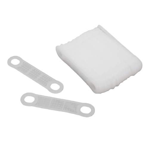 Generic 100 Empuñaduras Flexibles para Perchas de Ropa, Antideslizantes de Silicona, Tiras Versátiles para Perchas de Ropa para Uso Diario, Tamaño Compacto para un Fácil Almacenamiento