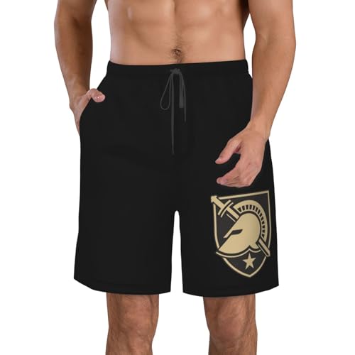 West Point Military Academy Men's Swim Trunks Quick Dry Beach Shorts with Pockets Mesh Lining