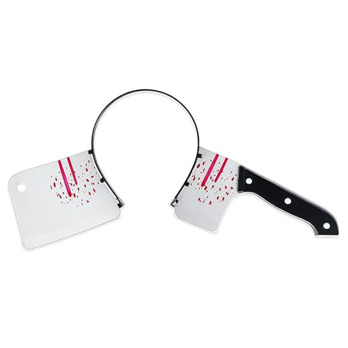 ANNCHILIO Halloween Bandeaux, Décoration de Bandeau Sanglants, Accessoires de Carnaval, Costume Effrayant Bandeau, Halloween Serre-tête, Adaptés à La Décoration de Fête Déguisée Jeu de Rôle, Hachoir