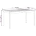 vidaXL Akazienholz Massiv Gartentisch Rustikal Witterungsbeständig Esstisch Holztisch Terrassentisch Tisch Gartenmöbel Balkontisch 140x80x74cm
